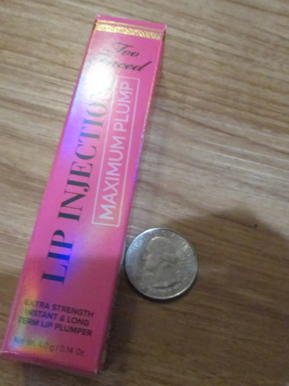 Too Faced Lip Injection Yummy Bear Maximum Lip Plumping Gloss FULL Size SHINE!